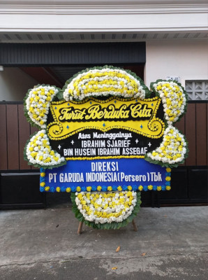 Papan Bunga Duka di Marga Rahayu