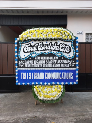 Papan Bunga Duka di Marga Rahayu